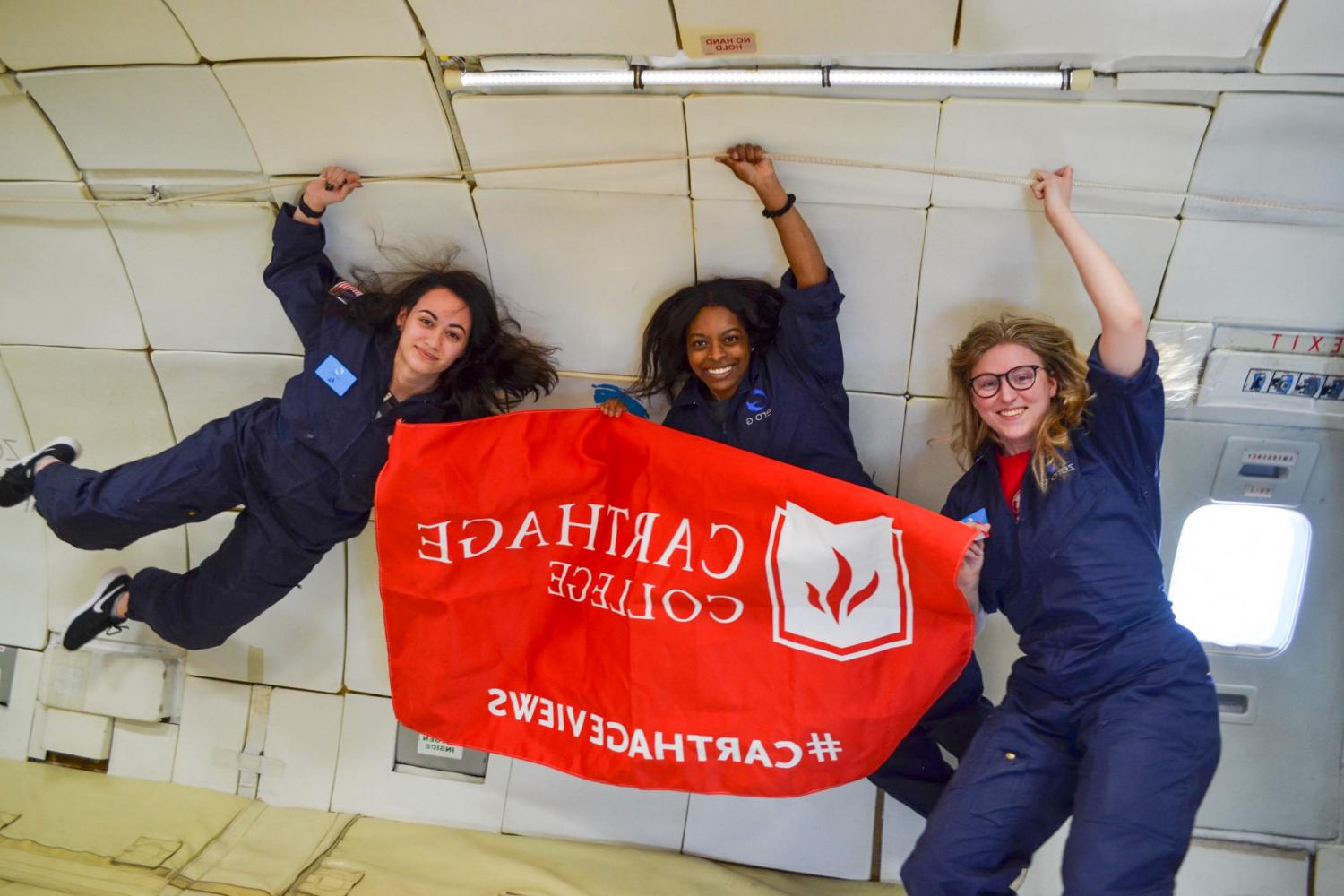 Carthage is known for its long relationship with NASA. Carthage students have been selected to do microgravity research aboard NASA's zer...